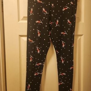 NWT Girls 20 Plus Justice Christmas Leggings